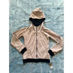 NWT! Gado Gado Toonzshop Vidar Zohraa Full Zip Tribal Art Hoodie Beige M